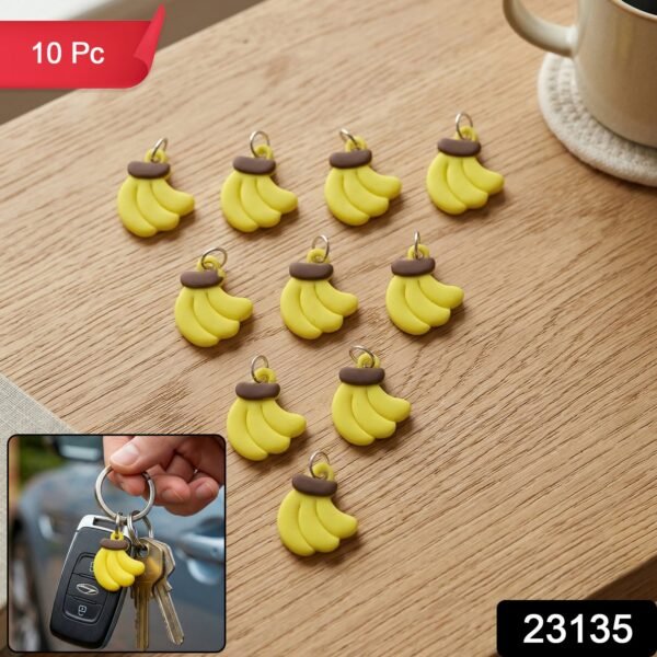 Banana Shape Keychain – Fun and Trendy Bag Accessory