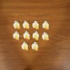 Cartoon Banana Keychains – Cheerful 10pc Set for Bags & Keys