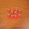 Strawberry Design Bag Charm Keychain Set – Fun Fruit Decor