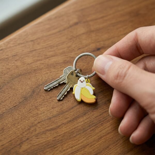 Cartoon Banana Keychains – Cheerful 10pc Set for Bags & Keys