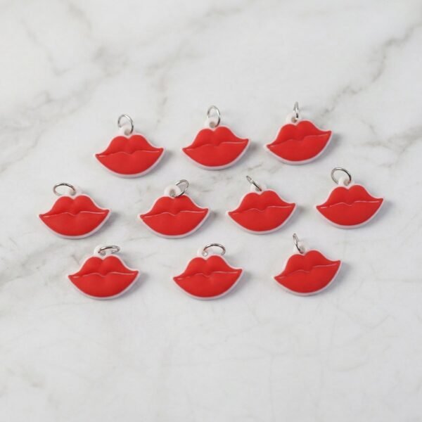 Lips Shape Bag Charm Keychain – Trendy Decoration for Bags & Keys