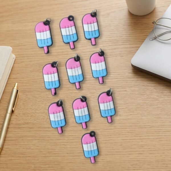 Ice Cream Bag Charm Set – Vibrant & Versatile Accessories
