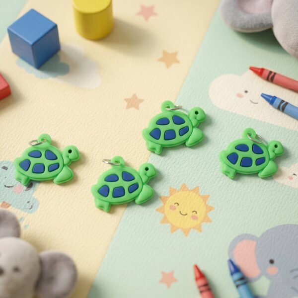 Turtle Keychain Set – Fun & Vibrant Animal Accessories