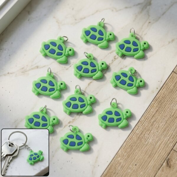 Turtle Keychain Set – Fun & Vibrant Animal Accessories