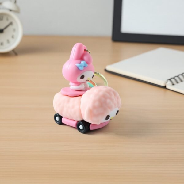 Cartoon Silicone Keychain – Cute Character with Flexible Strap