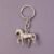 Metallic Horse Keychain – Durable Polished Chrome Accessory