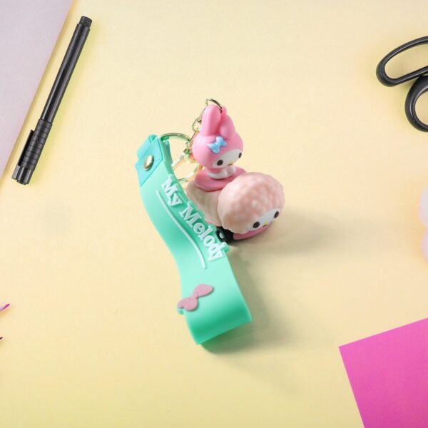 Cartoon Silicone Keychain – Cute Character with Flexible Strap