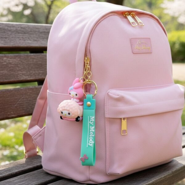 Cartoon Silicone Keychain – Cute Character with Flexible Strap