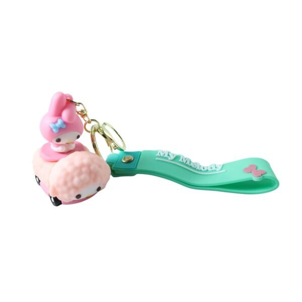 Cartoon Silicone Keychain – Cute Character with Flexible Strap