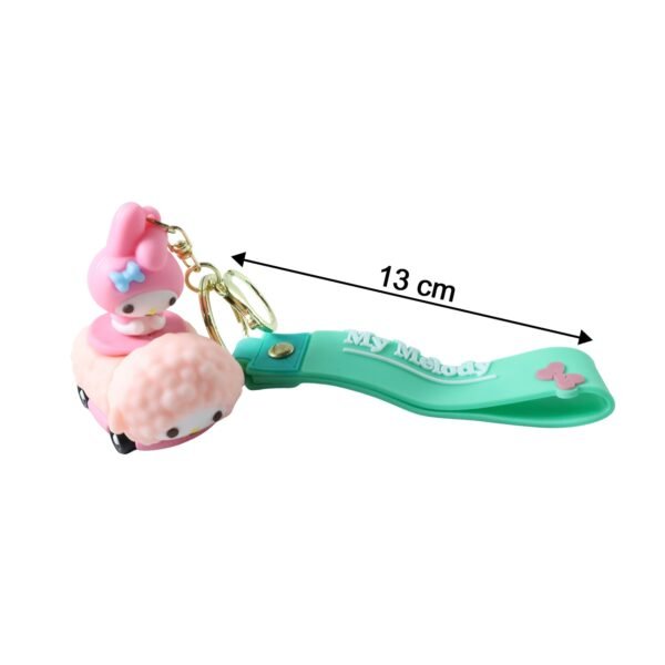 Cartoon Silicone Keychain – Cute Character with Flexible Strap