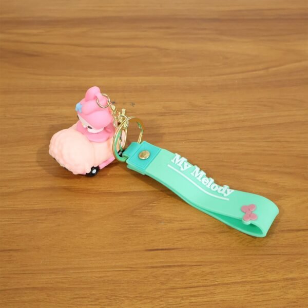 Cartoon Silicone Keychain – Cute Character with Flexible Strap