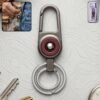Heavy Duty Metal Key Holder – Secure Clipping & Dual Rings
