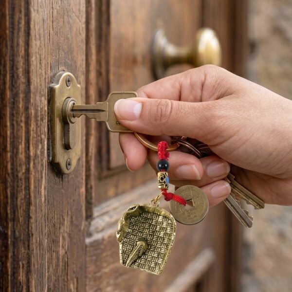 Feng Shui Lucky Coin Keychain – Prosperity and Good Fortune