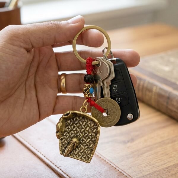 Feng Shui Lucky Coin Keychain – Prosperity and Good Fortune