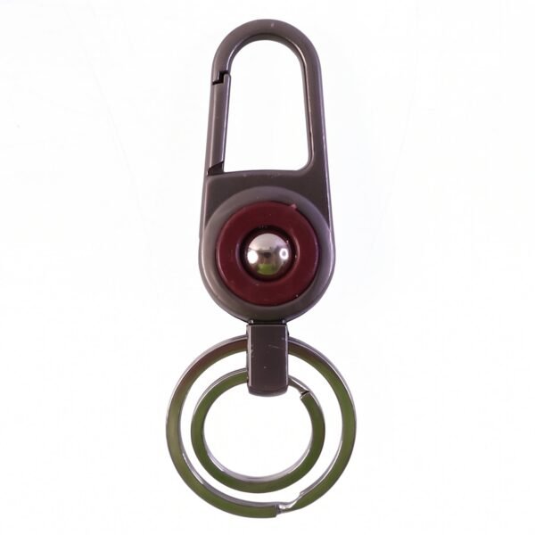 Heavy Duty Metal Key Holder – Secure Clipping & Dual Rings