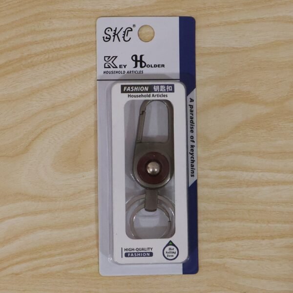 Heavy Duty Metal Key Holder – Secure Clipping & Dual Rings
