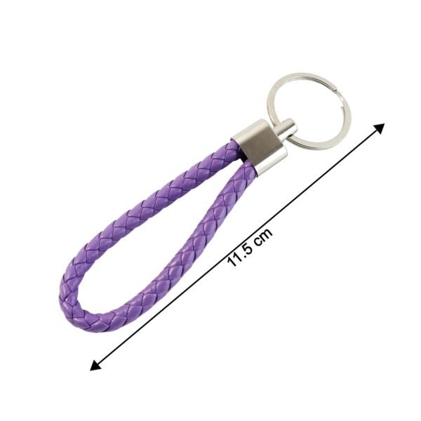 Braided Loop Keychain Set – 4-Piece Stylish Key Organizer for Daily Use