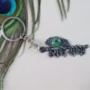 Radha Krishna Metal Keychain – Durable Spiritual Accessory