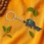 Radha Krishna Metal Keychain – Durable Spiritual Accessory