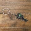 Radha Krishna Metal Keychain – Durable Spiritual Accessory