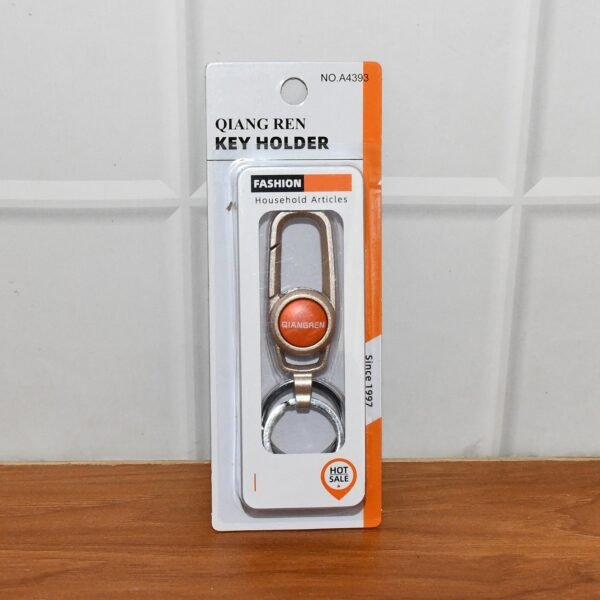 Metal Keychain Carabiner Clip – Durable Key Holder with Dual Rings