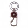 Heavy Duty Metal Key Holder – Secure Lock Carabiner & Dual Rings
