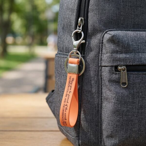 Silicone Wrist Strap Keychain – Durable & Lightweight for Daily Use