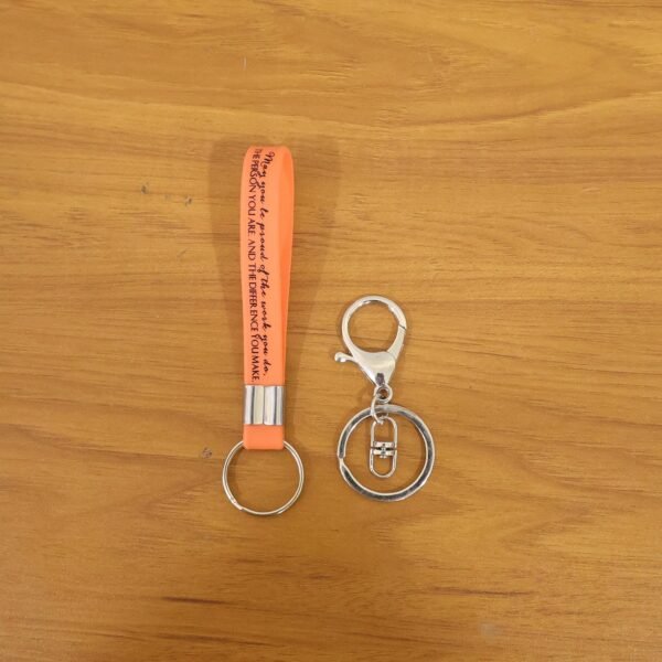 Silicone Wrist Strap Keychain – Durable & Lightweight for Daily Use