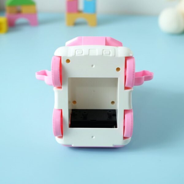 Kids Alarm Clock – Fun Cartoon Bunny Car Design for Bedrooms