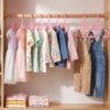 Kids Plastic Clothes Hangers Set, Cute Baby Wardrobe Hangers (10 Pcs Set)