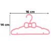 Kids Plastic Clothes Hangers Set, Cute Baby Wardrobe Hangers (10 Pcs Set)