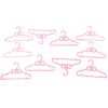 Kids Plastic Clothes Hangers Set, Cute Baby Wardrobe Hangers (10 Pcs Set)