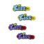 Kiss Text Hair Clip Set – Trendy 4-Piece Decorative Hair Accessories