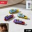 Kiss Text Hair Clip Set – Trendy 4-Piece Decorative Hair Accessories