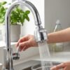 Water-Saving Faucet Aerator – 360° Rotating & Dual Mode Efficiency