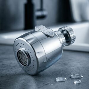 Water-Saving Faucet Aerator – 360° Rotating & Dual Mode Efficiency