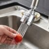 Water-Saving Faucet Aerator – 360° Rotating & Dual Mode Efficiency