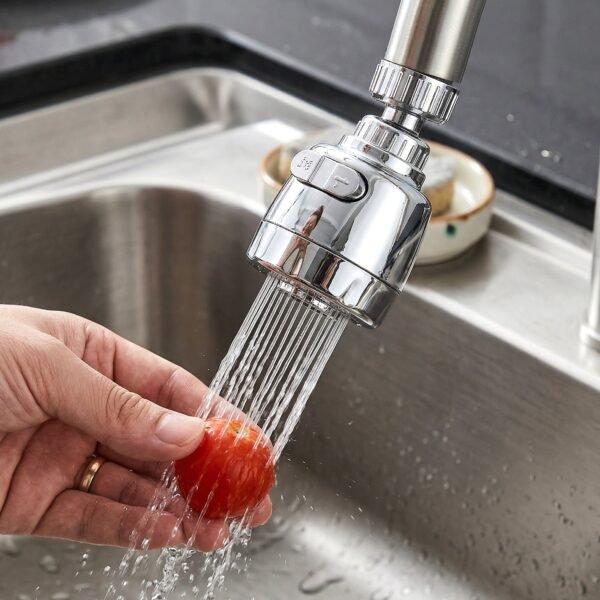 Water-Saving Faucet Aerator – 360° Rotating & Dual Mode Efficiency