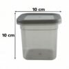 Plastic Food Storage Container Set 700ml Airtight Pantry Jars (8 Pc Set)