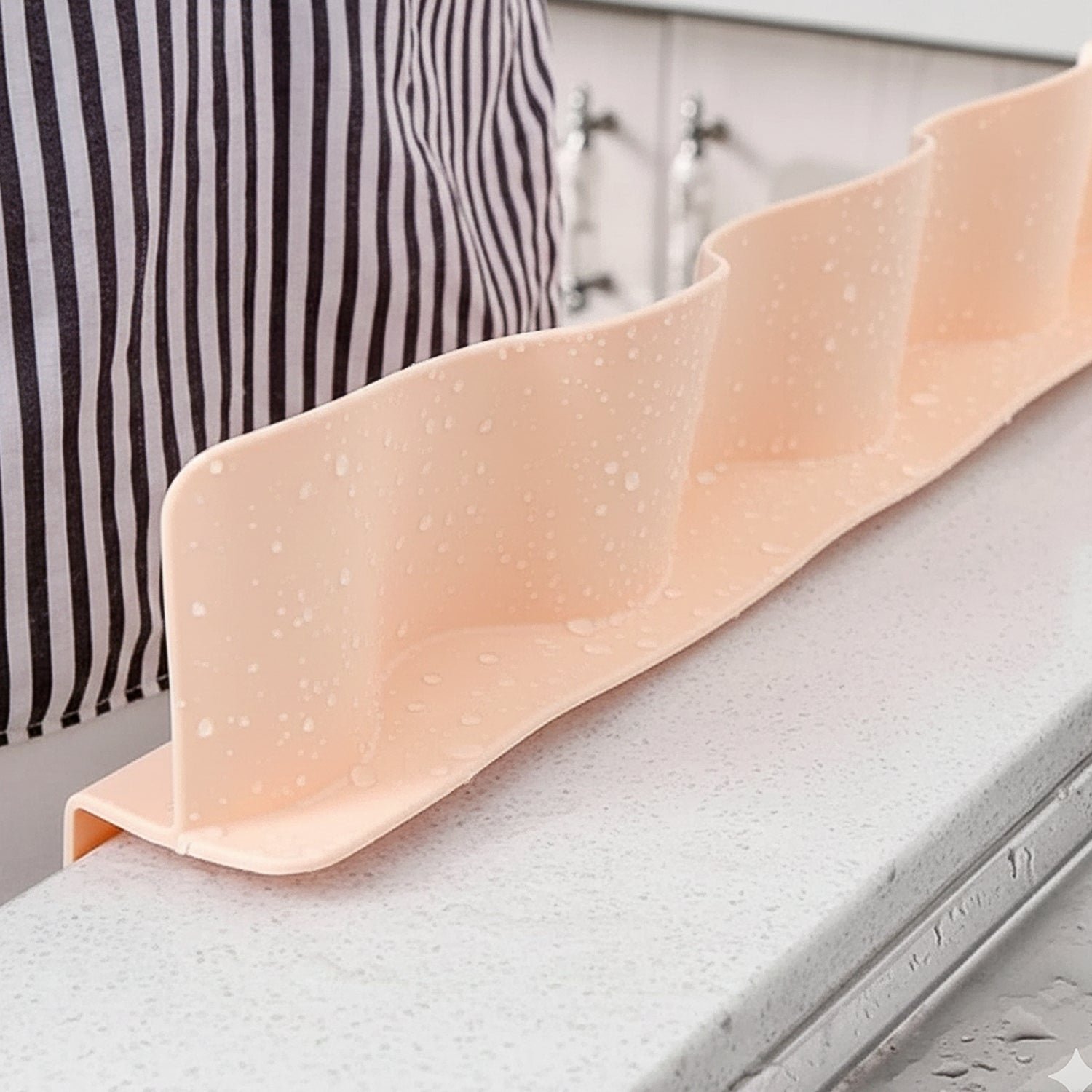 Kitchen Sink Splash Guard – Flexible 49 cm Anti-Splash Barrier