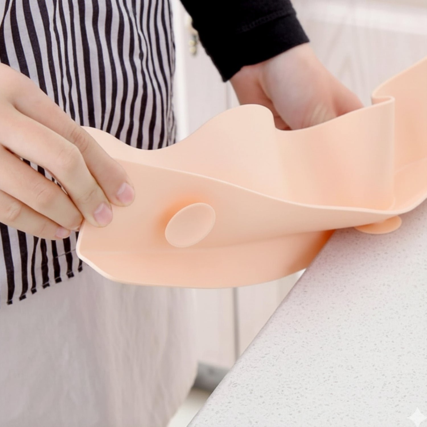Kitchen Sink Splash Guard – Flexible 49 cm Anti-Splash Barrier