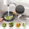 KitchenSinkStrainer-05 Metal Sink Drain Mesh Strainer Filter Basket Food Catcher for Kitchen (1 Pc)