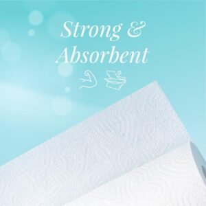 Kitchen Paper Towel Roll – 60 Super Absorbent Sheets