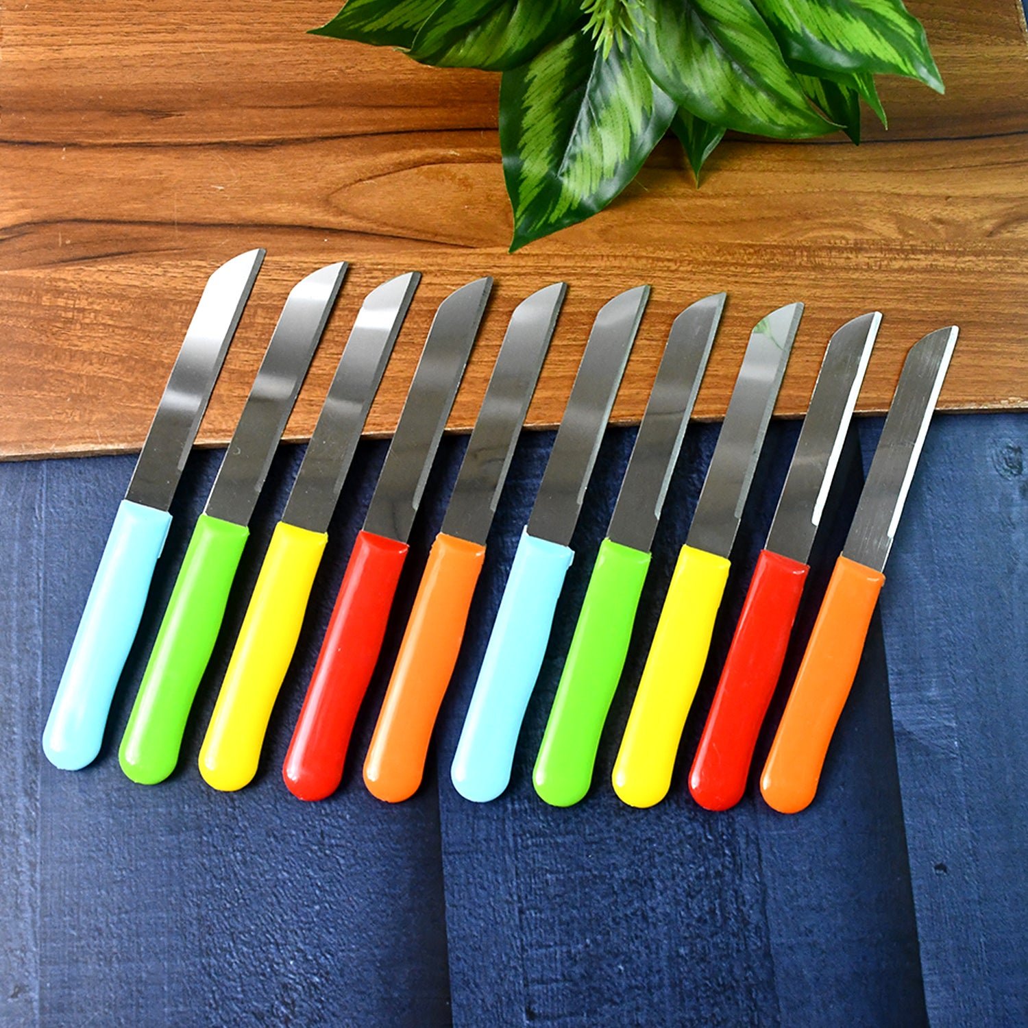 Stainless Steel Kitchen Knife Set – Sharp & Durable 10 Pieces