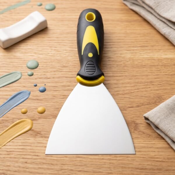 100 MM Stainless Steel Wall Putty Knife Scraper with Ergonomic Handle (1 Pc)