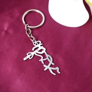 Krishna Flute Keychain – Durable Stainless Steel Spiritual Accessory