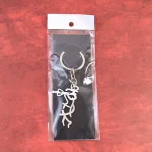Krishna Flute Keychain – Durable Stainless Steel Spiritual Accessory