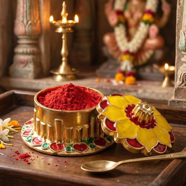 Kankavati Kumkum Box – Traditional Decor for Pooja Rituals
