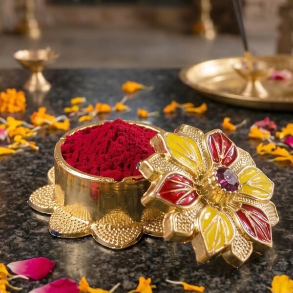 Kankavati Kumkum Box – Elegant Traditional Storage for Pooja