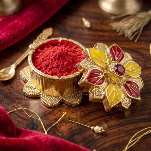 Kankavati Kumkum Box – Elegant Traditional Storage for Pooja
